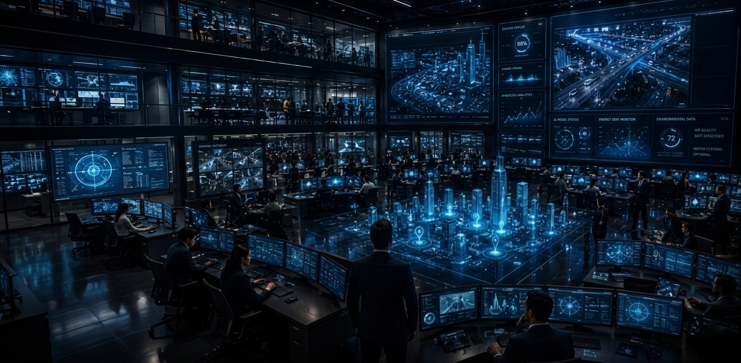 Precision Smooth Tech Institutional Command Center Render